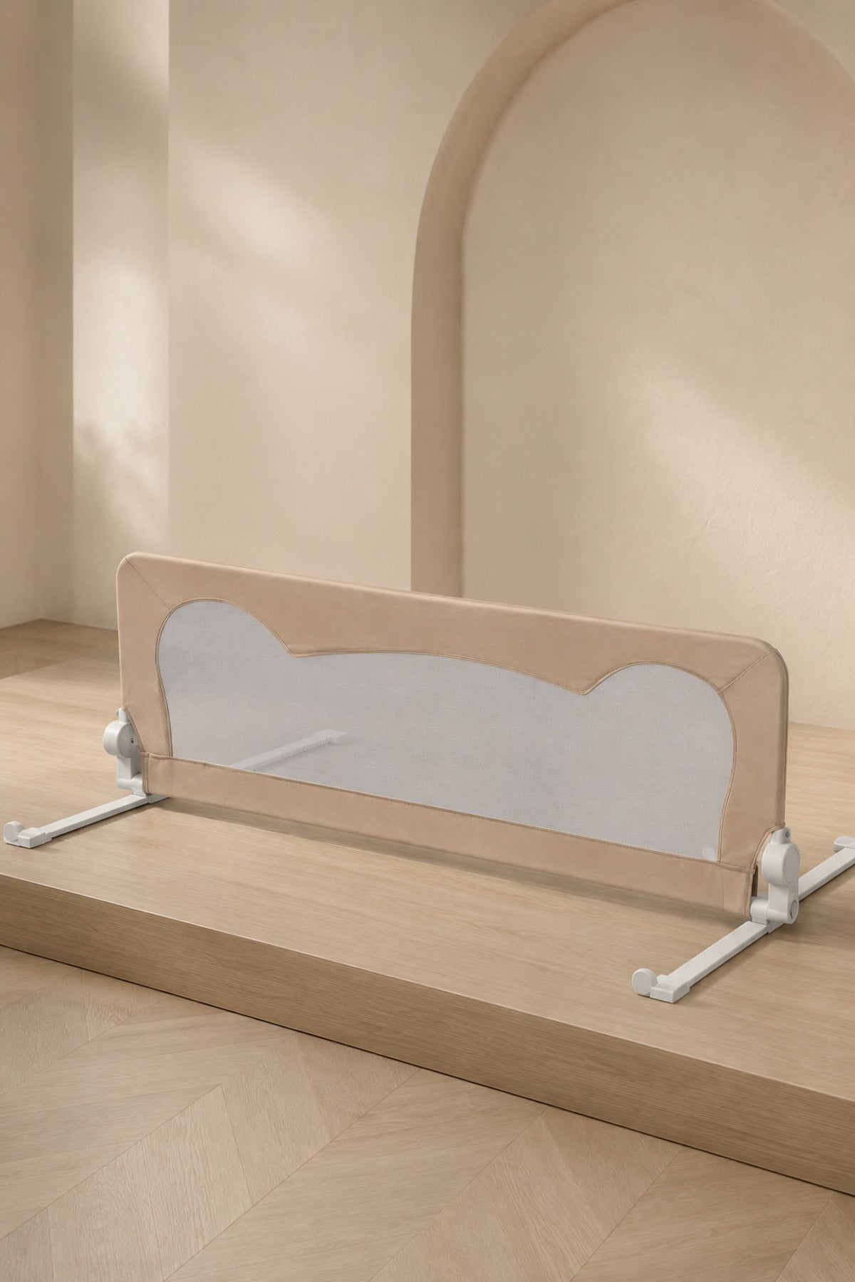 Protectie Laterala Bej pentru Pat 150x57cm