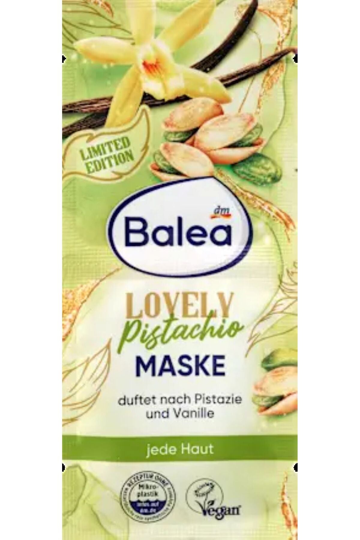 Mască facială LOVELY Pistachio, 2 x 8ml, 16 ml