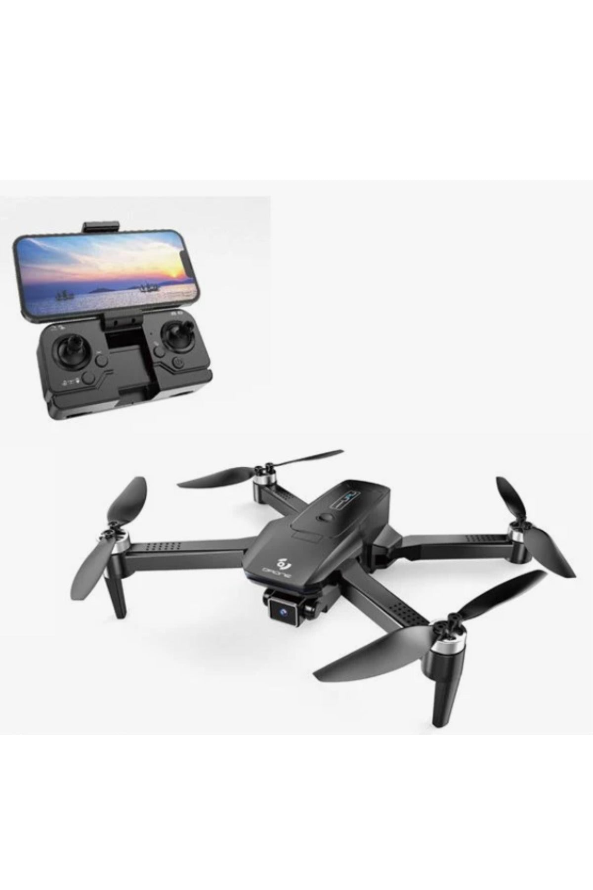 Drona Neagra Pliabila cu Camera Incorporata & Lumina