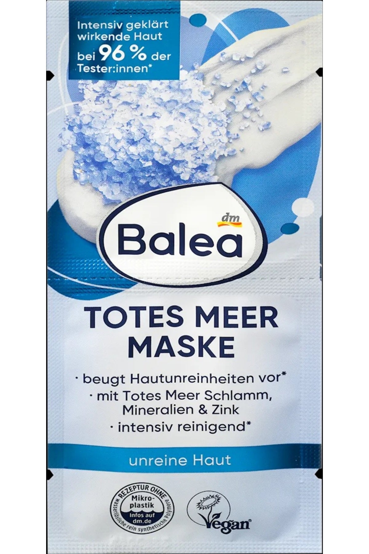 Mască de față cu sare de la Marea Moartă, 16 ml