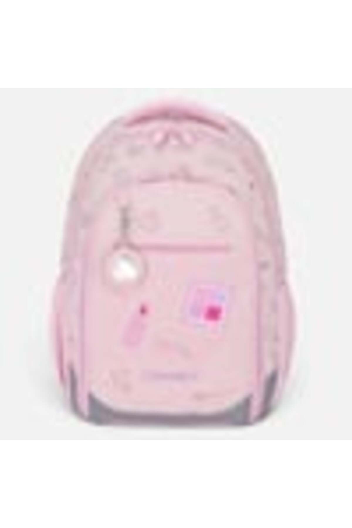 Rucsac roz pentru machiaj pentru școala primară 31 x 14 x 44 cm